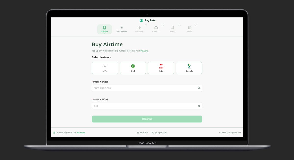 We’ve spent months building quietly.

Now the results are speaking.

When #BitcoinCash pays for your MTN data instantly, that’s not hype  that’s infrastructure.

Base out your everyday with Bitcoin Cash ⚡ <a href="/BitcoinCashOG/">Bitcoin Cash (BCH)</a>