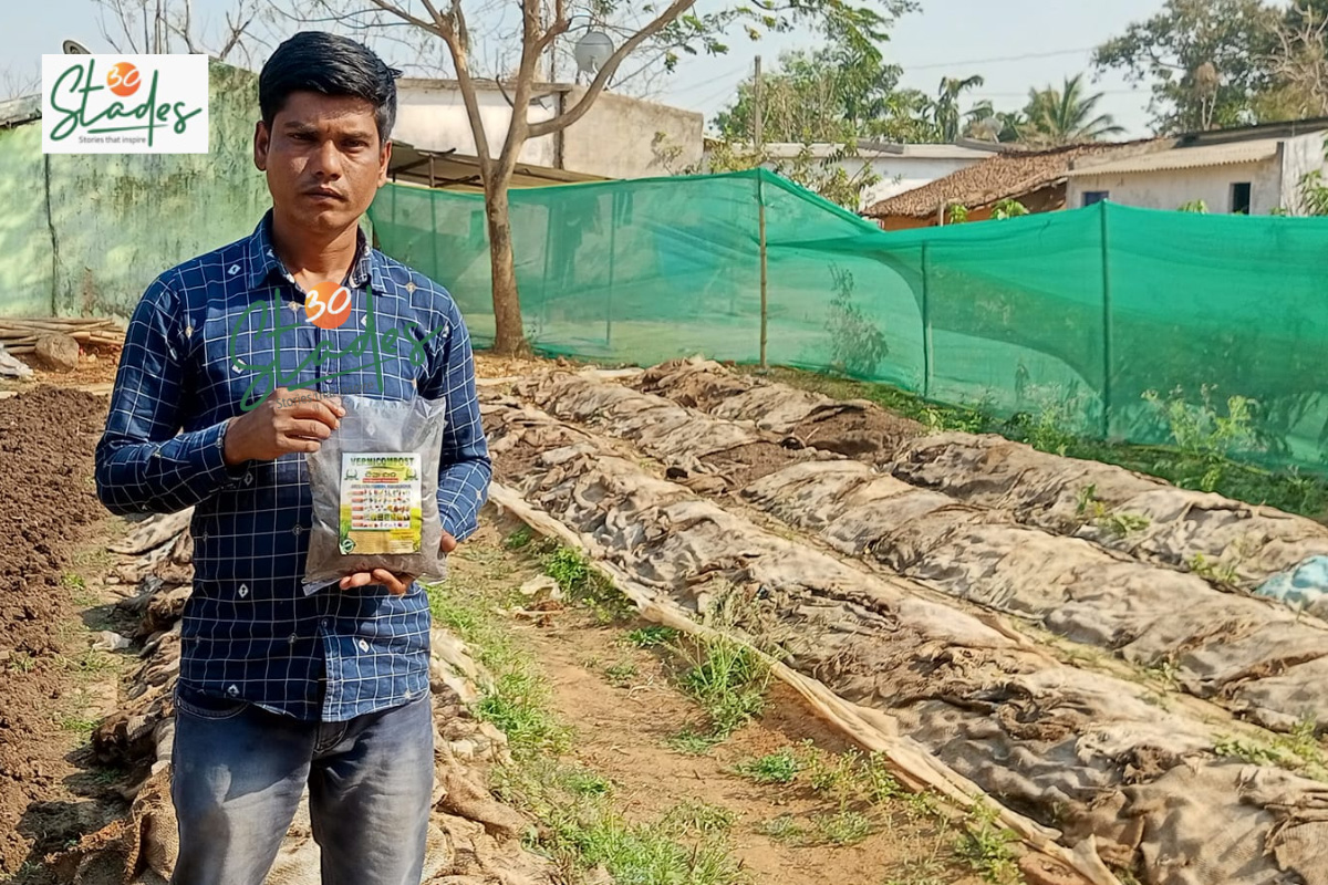 Jitendra Moharana closed his photo studio during COVID-19 and learned about vermicomposting. He shares about investing Rs 2000 to prepare vermicompost on a trial basis and now annually produces over 250 tonnes of biofertilisers, sold across Odisha:
30stades.com/farming/photog…
#odisha