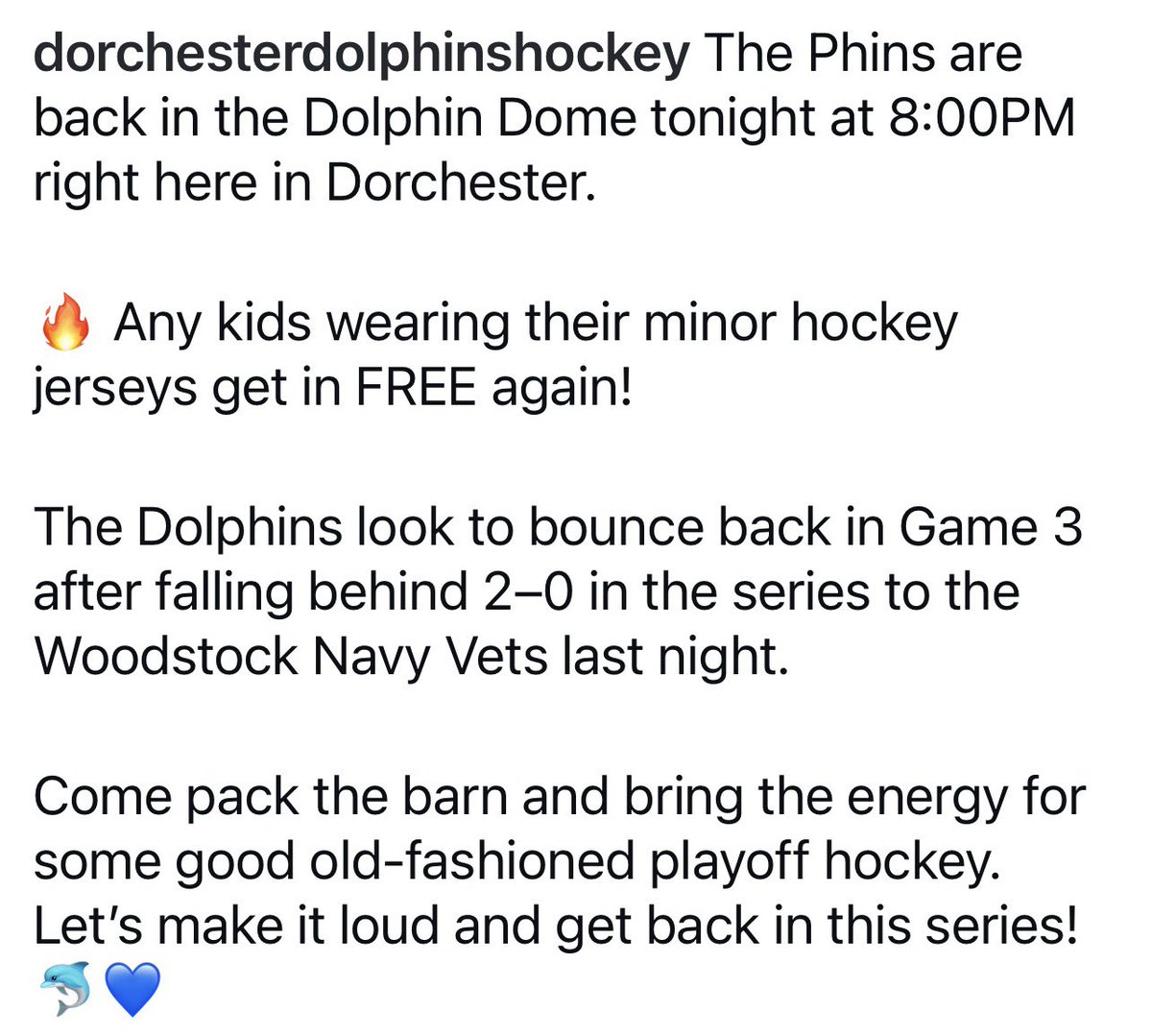 DorchesterDolphinsHockey tweet media