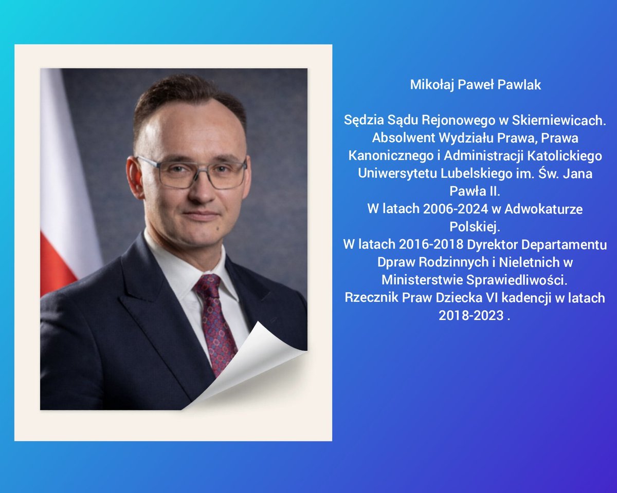 Z przyjemnością prezentujemy Państwu naszych <a href="/PRAWNICYdlaPOL/">Prawnicy dla Polski</a> kandydatów do Krajowej Rady Sądownictwa <a href="/KRS_RP/">Krajowa Rada Sądownictwa</a> ⤵️

Prosimy o Państwa poparcie i oddanie głosów na całą 15. (nie ma limitów) - szczegóły na witrynie: 
www <a href="/PRAWNICYdlaPOL/">Prawnicy dla Polski</a> .pl

Czas nagli - w dniu 10. marca musimy mieć