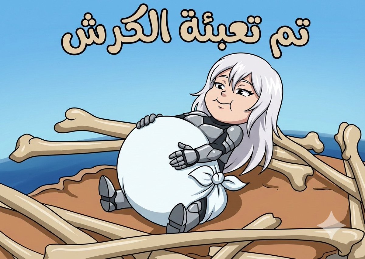 #عبد_الظل || #shadowslave 

تم تعبئة الكرش في الشاطئ المنسي بنجاح