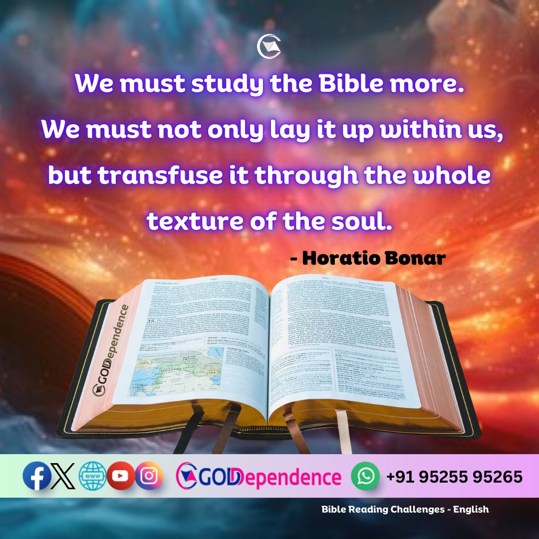 Godependence's tweet photo. Do you want to read the whole Bible in a regular and systematic manner in 2026?

If yes, then why don't you just send a simple one-line message as: <Name> <Age> <Plan Duration> <Language Group> to +91 95255 95265 by clicking this link: https://t.co/cFGXonCzIg
- Team GODependence https://t.co/wFRLXXjljg