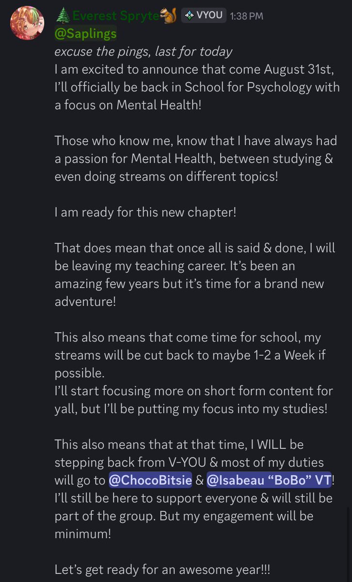 ✨Big News✨
Starting August 31st, I’ll be officially starting my Psychology Classes in Mental Health!