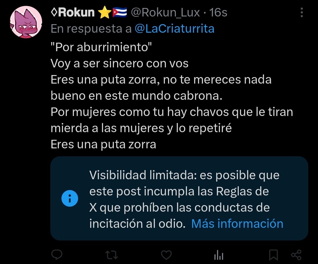 Joder
Bueno, no me importa