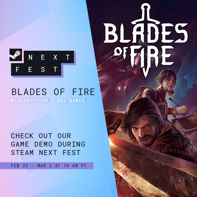 Blades of Fire tweet media