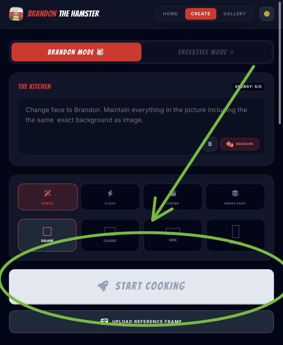 We are back online…
brandonhamster.xyz
Resolved a bug which was conflicting with the New energy generation and the logics behind the cook button, triggering the deactivated button.

Thank you for your patience.
…cooking it hot🔥 on avax🔺