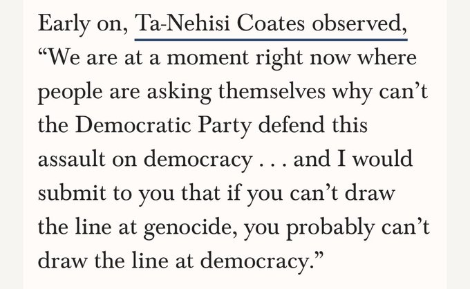 It bothers me the extent to which people have oversimplified the Gaza war as “genocide.” There were many moving parts, including:

- Israel is a long-time ally, perhaps our best in the region.
- Israel was responding to what was, in fact, a horrific attack.
- Hamas is genuinely