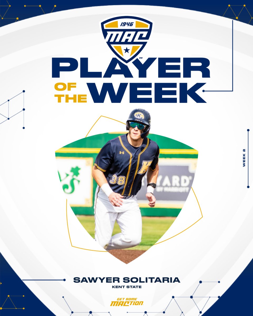 ⚾️ Player of the Week ⚾️

Sawyer Solitaria continued his torrid start to the season with a stellar four-game stretch against top-tier competition, helping the Flashes win a road series at #13 Tennessee after competing at #2 LSU. 

The sophomore right fielder went 7-for-15 (.467)
