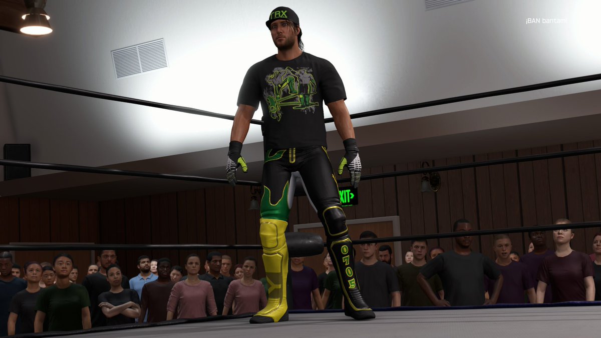 BANbantam's tweet photo. 🔥 Angelico #WWE2K25 🔥
PWG &amp; Lucha Underground Attire 
available now on my page!! 

coming to #WWE2K26 as well! https://t.co/7pHrMvspG8