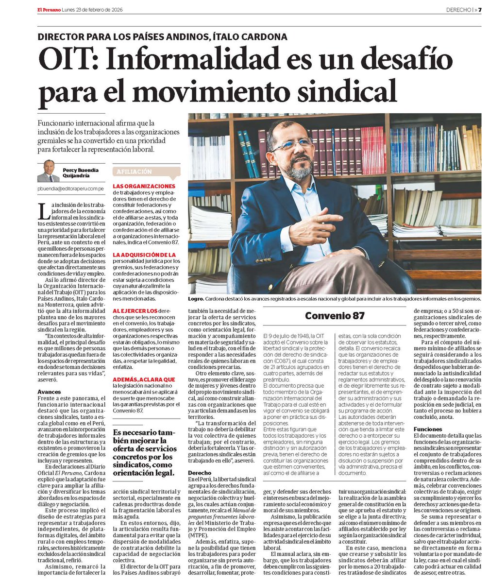 OIT Países Andinos tweet media