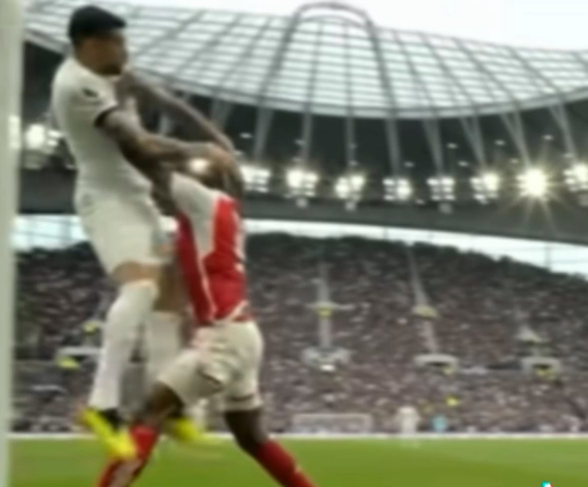 Three examples from North London Derbies over the years where a similar situation has seen a GOAL GIVEN for Arsenal, and NO FOUL for #thfc.

The standard of officiating is absolutely ludicrous. It’s rubbish. Soooo poor and inconsistent.