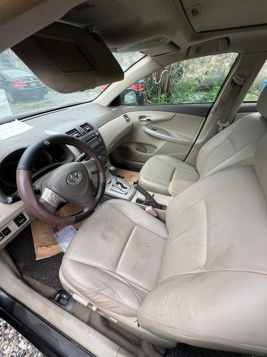 justbeurselfboi's tweet photo. Toyota Corolla (Black) 2009 🇰🇷Spec 
✅️Accident Free,January 2026 Entry,Leather Interior 
✅️Duty-fully Paid,Sound Untouched Engine
✅️Factory fitted Ac,Smooth Automatic Transmission,Low Milage,Untouched Milage

Price:10.5m[slightly negotiable]
Location:Lagos

#kingauto https://t.co/Mkn5JQQQec