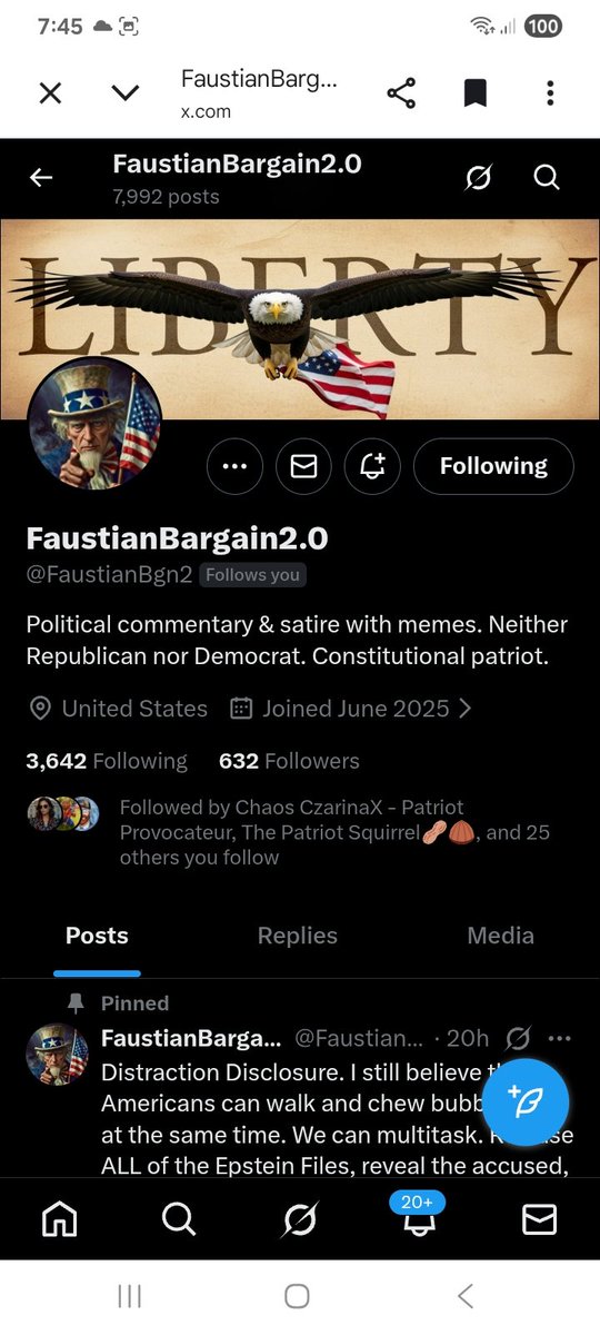 New friends 
<a href="/FaustianBgn2/">FaustianBargain2.0</a> 
<a href="/Gridwatch6/">Gridwatch6</a> 
🇺🇸