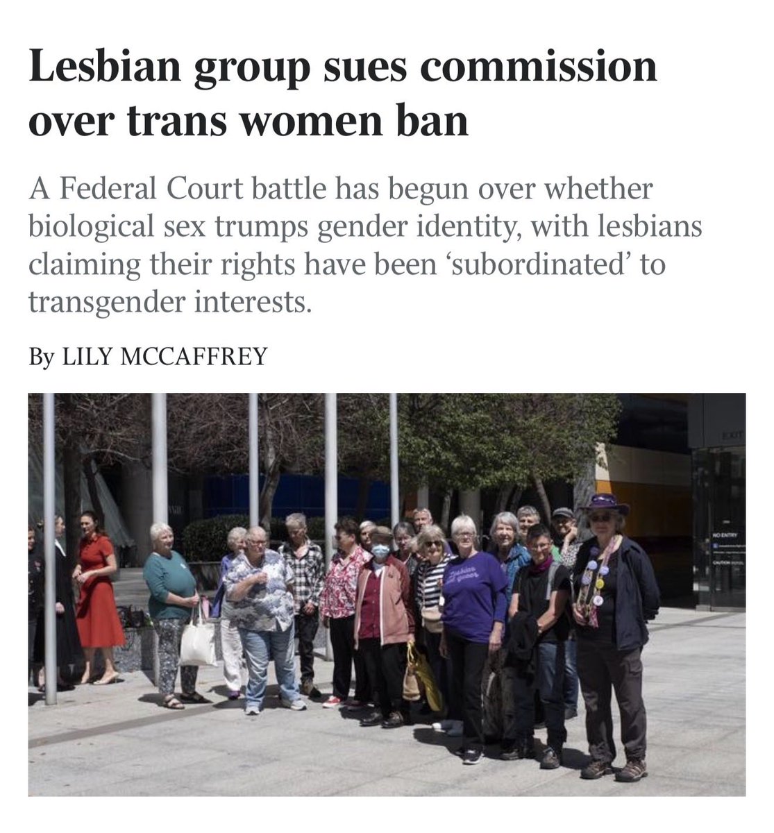The Australian Human Rights Commission is fighting for heterosexual men to have access to lesbian events, which is sick.