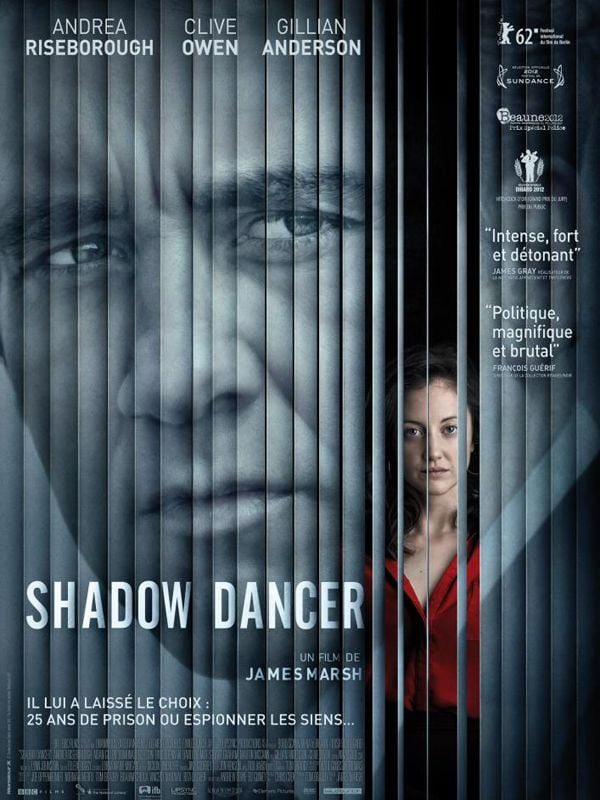 Porté par des acteurs appliqués, une mise en scène intime, une ambiance travaillée, et un scénario historique, #ShadowDancer est un thriller d’espionnage à hauteur d’homme. 
On se dit, une nouvelle fois, que Clive Owen aurait  été parfait en 007. 
Disponible sur <a href="/M6plusofficiel/">M6+</a>.