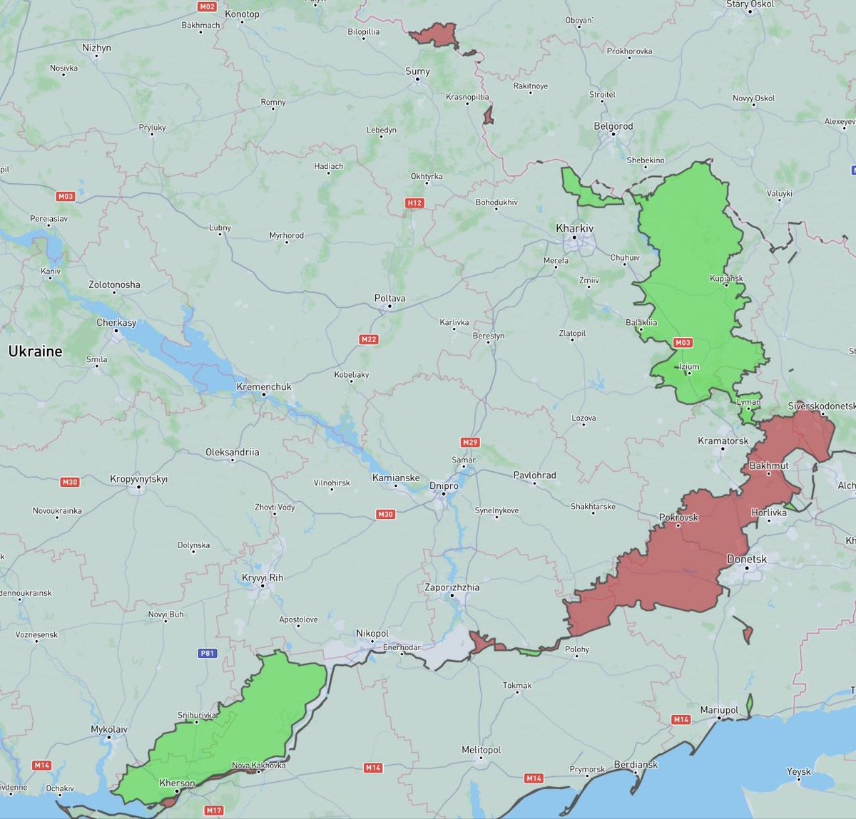 TheReasonable66's tweet image. FACT.

Despite the Kremlin liquidating over a million Russians, its National Wealth Fund, 70 years of stockpiled military gear and soon its economy and oil industry, since June 2022, Ukrainian forces have still taken back more territory than Russia has gained.