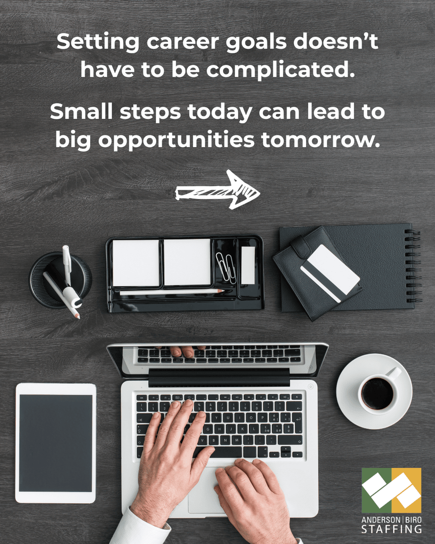ABstaffingllc's tweet photo. Big career goals start with small, intentional steps.

Let’s plan what’s next... together. 🤝

Take the next step in your career:
🔗 https://t.co/VXNNFK1e43

#PlanYourFuture #CareerGoals #CareerPlanning #AndersonBiroStaffing https://t.co/TkMYOO7IDd