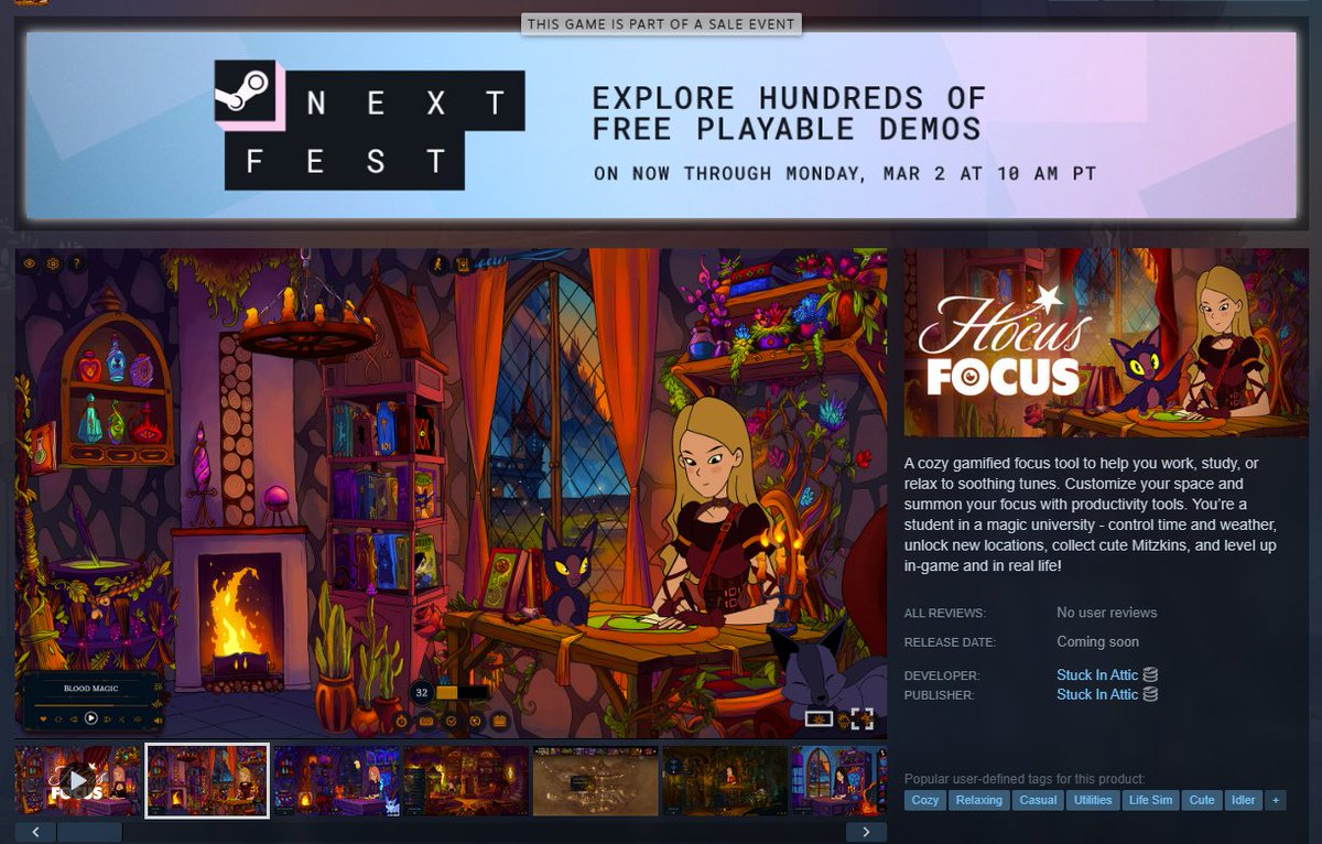 ✨Stuck In Attic - making Hocus Focus✨ tweet media