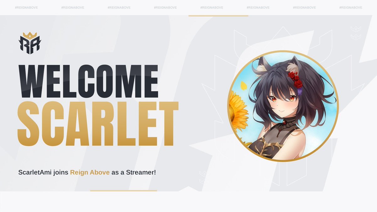 🎺HERE YE HERE YE 🎺

A new throne has been added to the Kingdom!
Please join us as we welcome <a href="/ScarletAmi/">ScarletAmi 🌹🐈⚙️</a> to the Kingdom! 👑

She has been a Vtuber for 2 years, loves a plethora of games!  Roguelites, souls like, and other indie games! Scarlet also has a love for Dungeons and