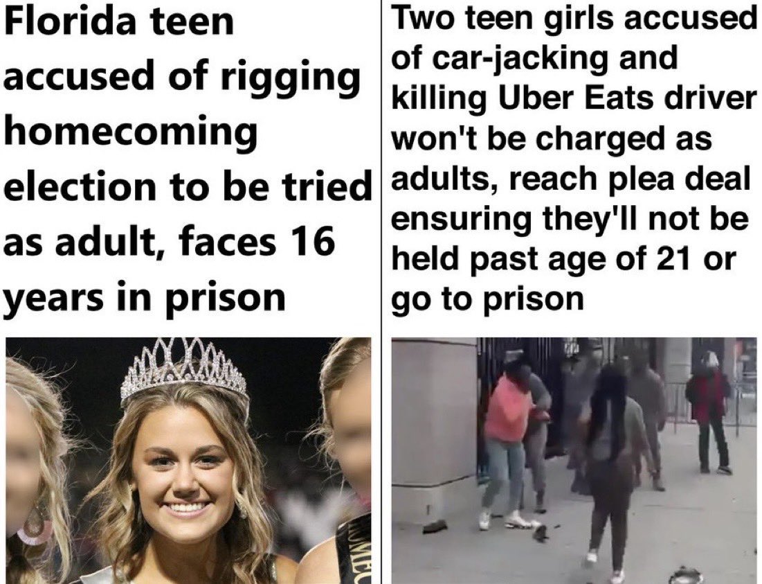 Two tier justice in the United States