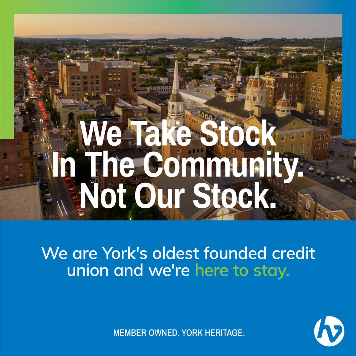 As a non-profit credit union from York, PA, Heritage Valley is focused on providing effortless banking to people who live right here. Instead of putting the focus on stockholders, we help our members save for their first home, tackle debt &amp; reach financial goals.
#YorkCreditUnion