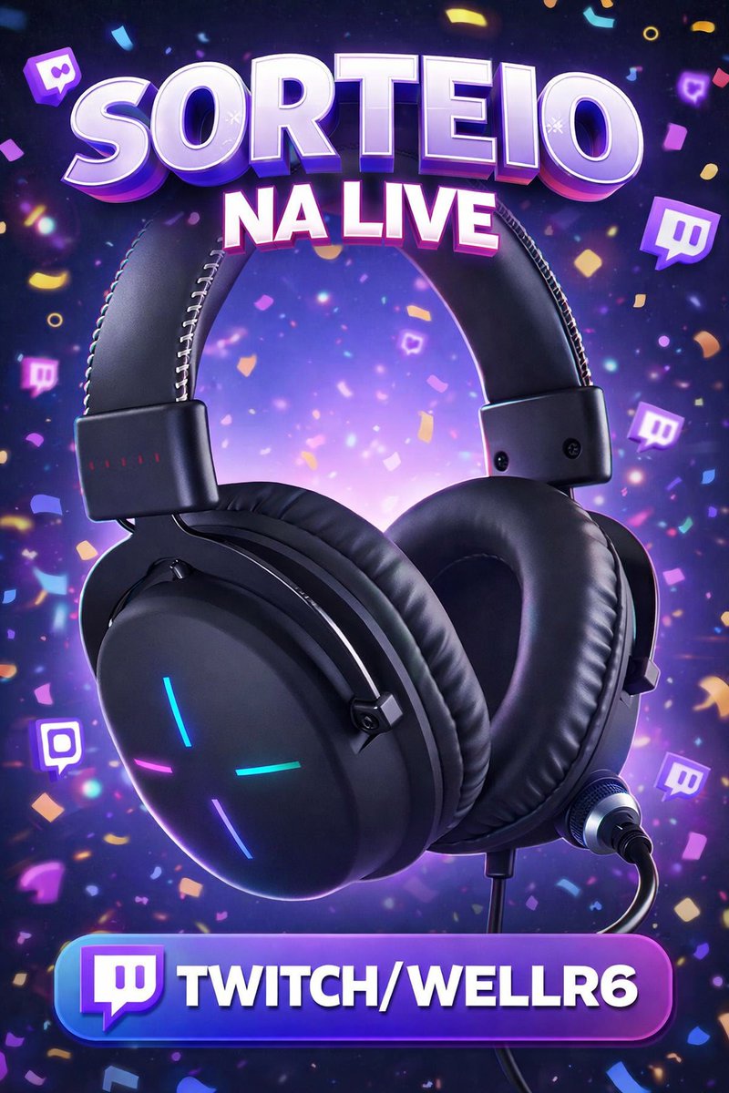 🎧🔥 SORTEIO IMPERDÍVEL – HEADSET NITRO ACER! 🔥🎧

✅ COMO PARTICIPAR:
1️⃣ Seguir as redes sociais 
2️⃣ Subs tem 5 vezes mais chances de ganhar
3️⃣ Curtir o post e RT
4️⃣ Marca 2 pessoas

📅 O sorteio acontecerá no dia 07/03
📢 O resultado será no final da live!
Boa sorte a todos!