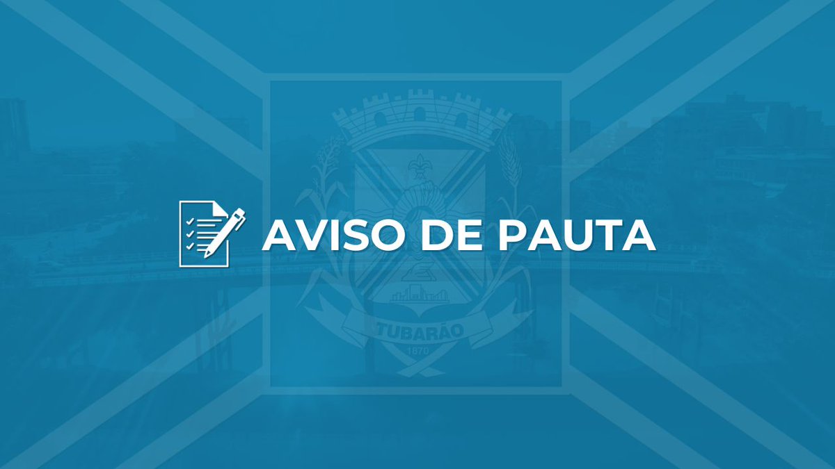 AVISO DE PAUTA – Café com a imprensa

▶️tubarao.sc.gov.br/aviso-de-pauta…