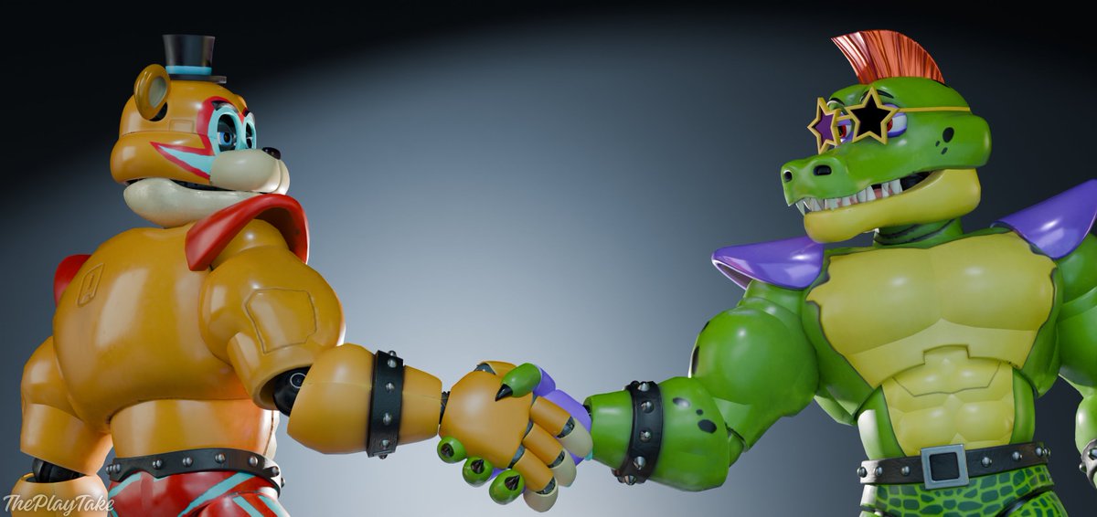 Give me that greeting, brother.
#FNAF #fnafsb #fnafsecuritybreach #montgomerygator #glamrockfreddy #blender