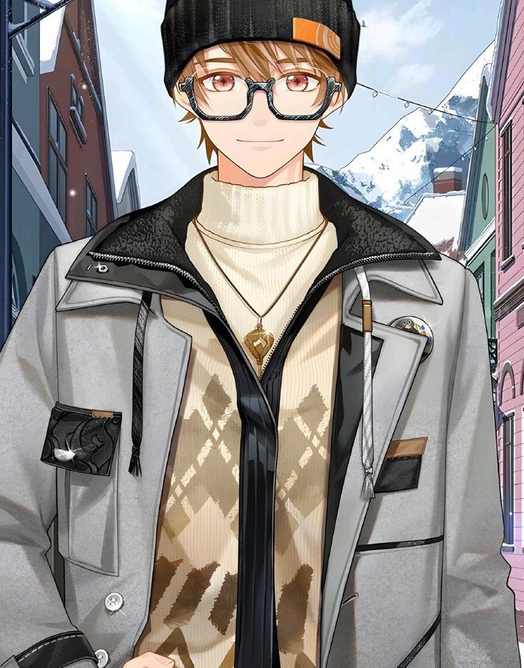 It's so cute how Luke's key is tucked under the jacket it looks like it's warming up from the cold too