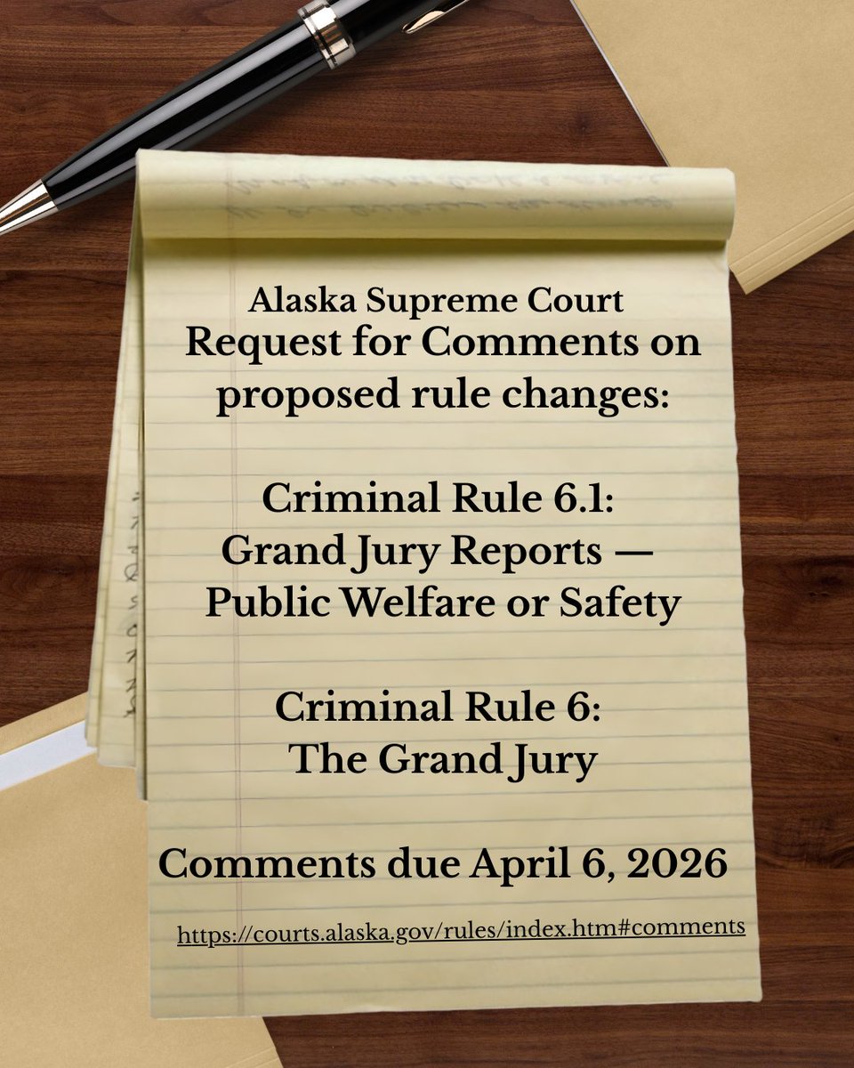 Alaska Court System tweet media