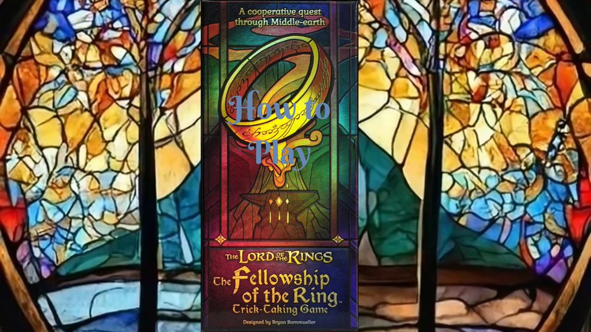 Check out my How to Play video on the game. #TheLordOfTheRings #FellowshipOfTheRing Trick-Taking Game. Designed by <a href="/bbornmueller/">Bryan Bornmueller</a> and published <a href="/OfficeDogGames/">Office Dog Games</a>.
youtu.be/Mi5c742wvpY