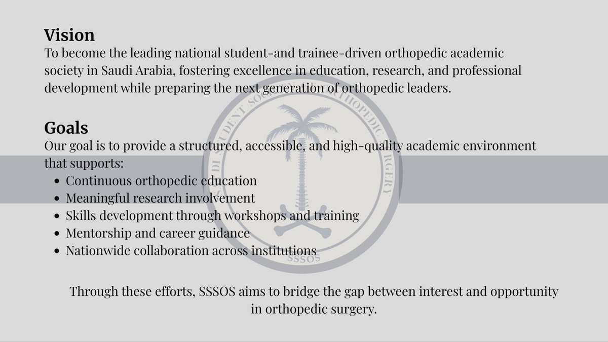 Saudi Student Society of Orthopedic Surgery tweet media
