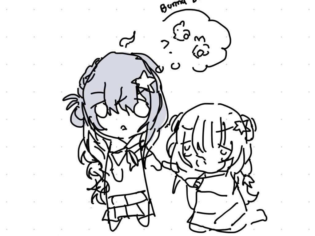 chinonweron's tweet photo. kaoru is zoning out https://t.co/fx487hG64I