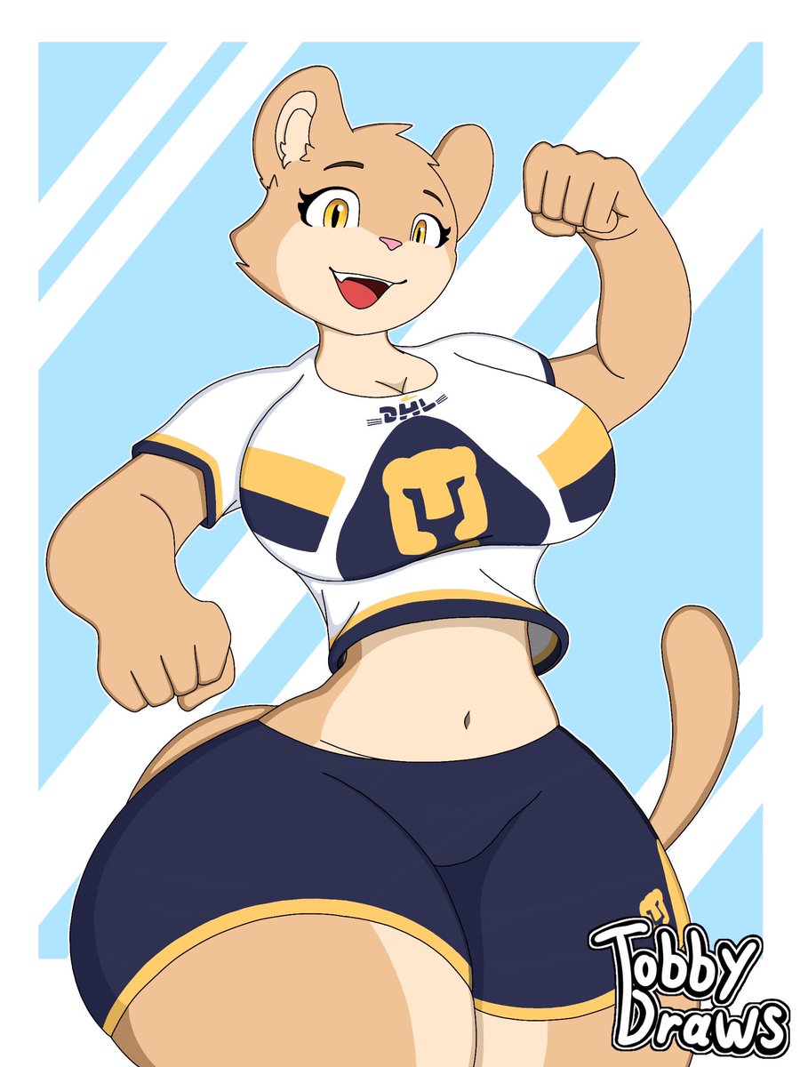 Goya :0 💖

#Pumas #FanArt #Furry #DigitalArt #Goya