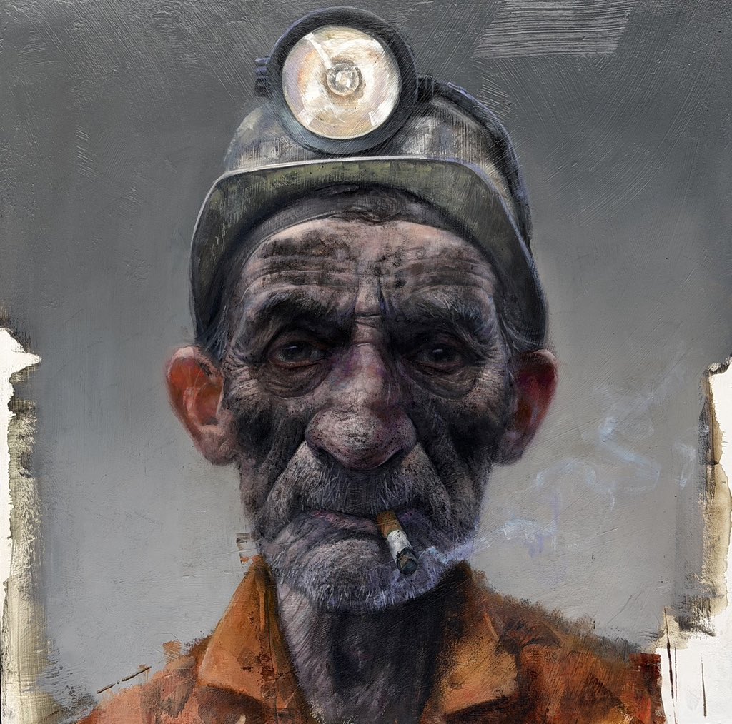 gallerycheshire's tweet photo. Andrew Hunt - Miner.

#andrewhunt #northernart https://t.co/TtDX06OBSH