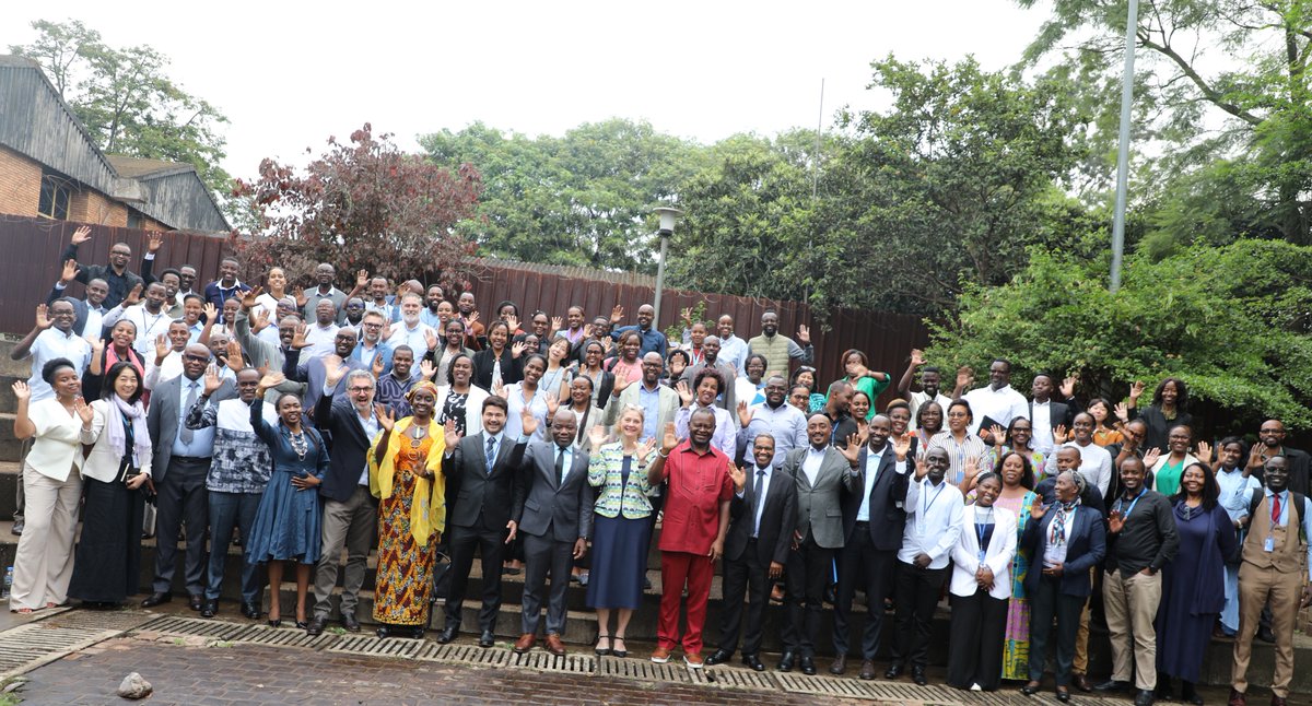 UNRwanda's tweet photo. Today, @ozonnia chaired his final monthly all-staff meeting in Rwanda. Colleagues shared warm farewell messages, commending his impactful leadership and wishing him success in his next role. https://t.co/7YhNfCkNfc