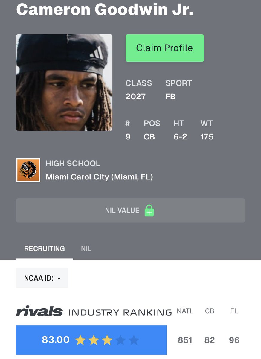 Cameron Goodwin Jr tweet media
