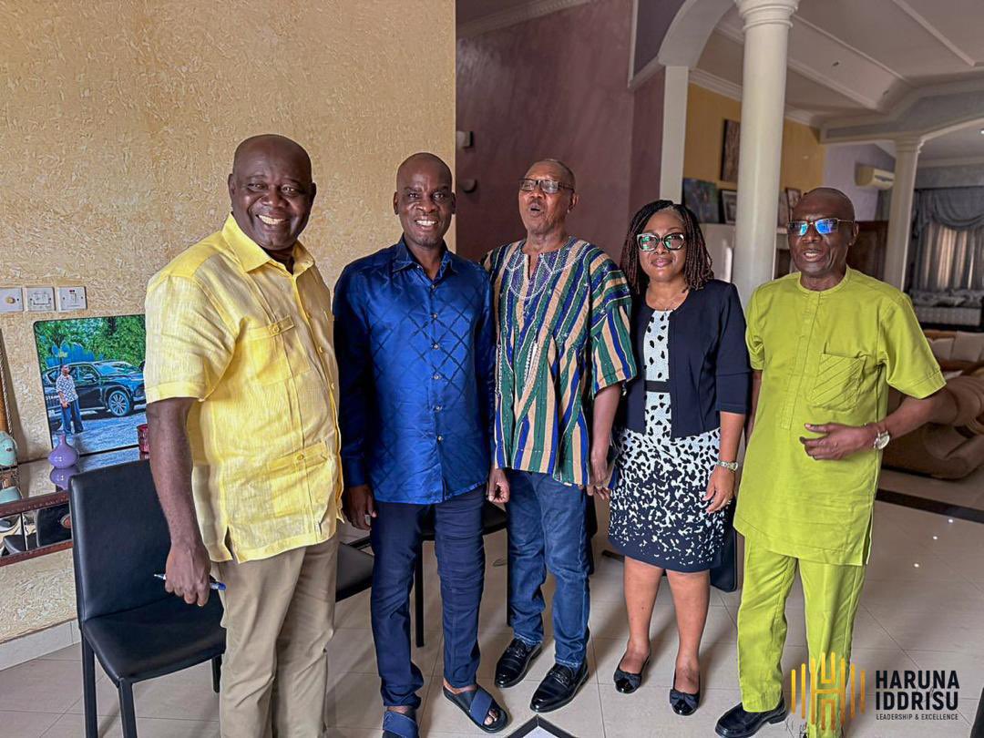 ShalaSheriff's tweet photo. Earlier today, Hon Haruna Iddrisu convened  a high-level meeting with the Hon. Deputy Minister for Education, the Chair of the Parliamentary Select Committee on Education, the Administrator of GETFund, and the Management of the Ministry of Education.
#HarunaEffect https://t.co/elPn3v2KKd