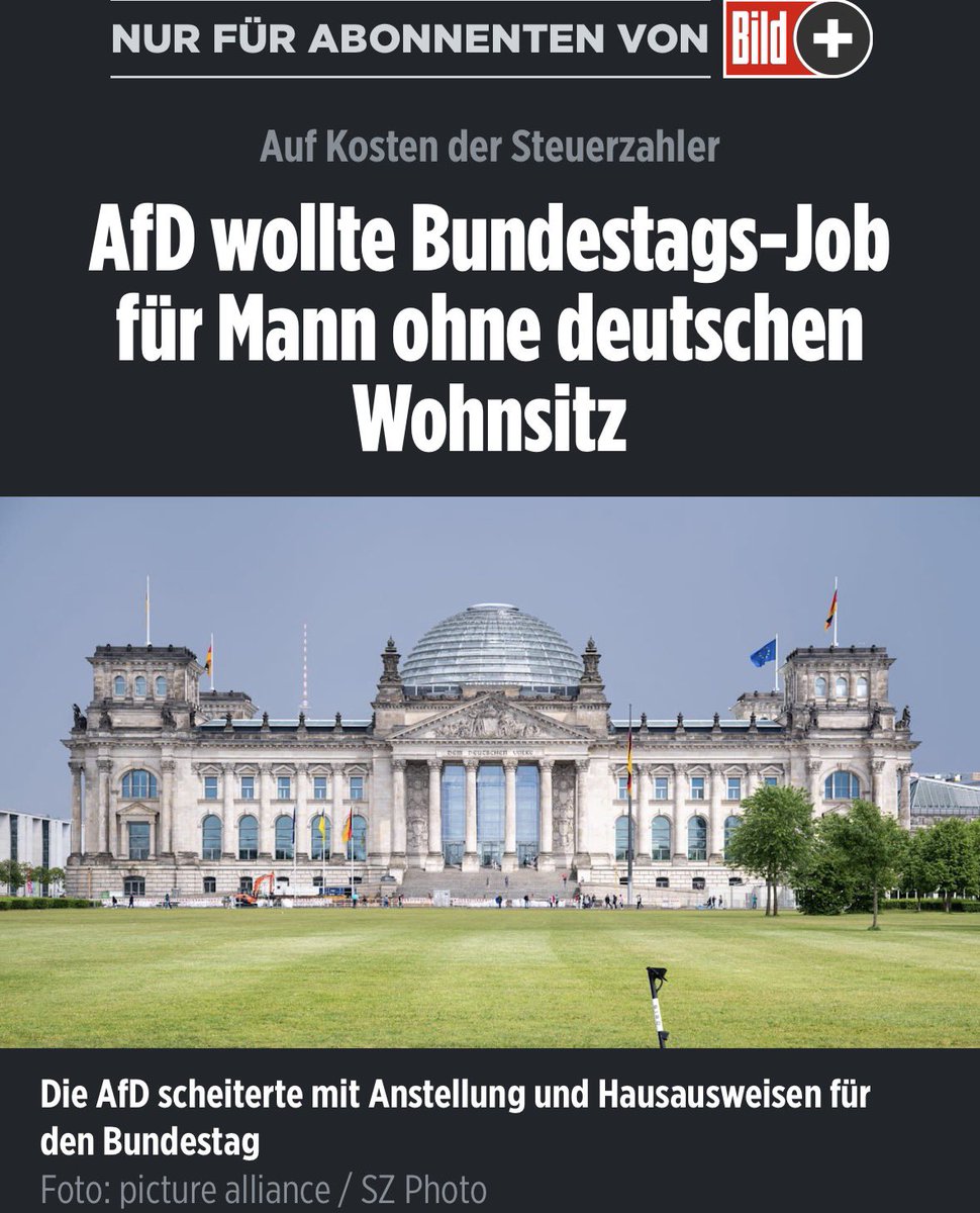 scheinbar müssen weidel und co schon leute einstellen, die in ungarn leben, weil sie abseits von chinesischen spionen und außerhalb ihrer familien kein personal mehr finden.