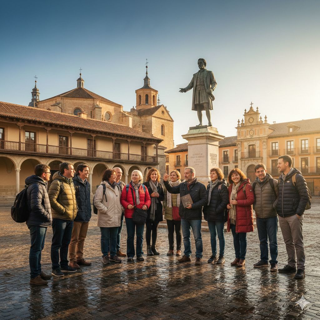 El 18 de marzo nos vamos de excursión cultural a Alcalá de Henares.
🏠 Visitaremos su Casa Natal, el Teatro de Zapateros y más.
📍 Salida: 8:50h. Estación de Autobuses.
💰 12,50€.
📝 Inscripciones: hasta el 3 de marzo en Servicios Sociales o buff.ly/jTIQF4G 
#Moralzarzal