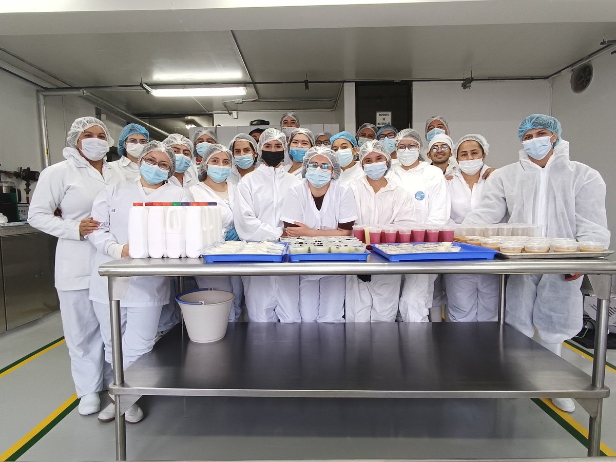 #vidaacademicaUNAD, finalizamos  con la elaboración de productos lácteos: yogur de arándanos, queso campesino, mantequilla con especias y arequipe sabor a maracuyá <a href="/AlimentosUNAD/">Alimentos UNAD</a>