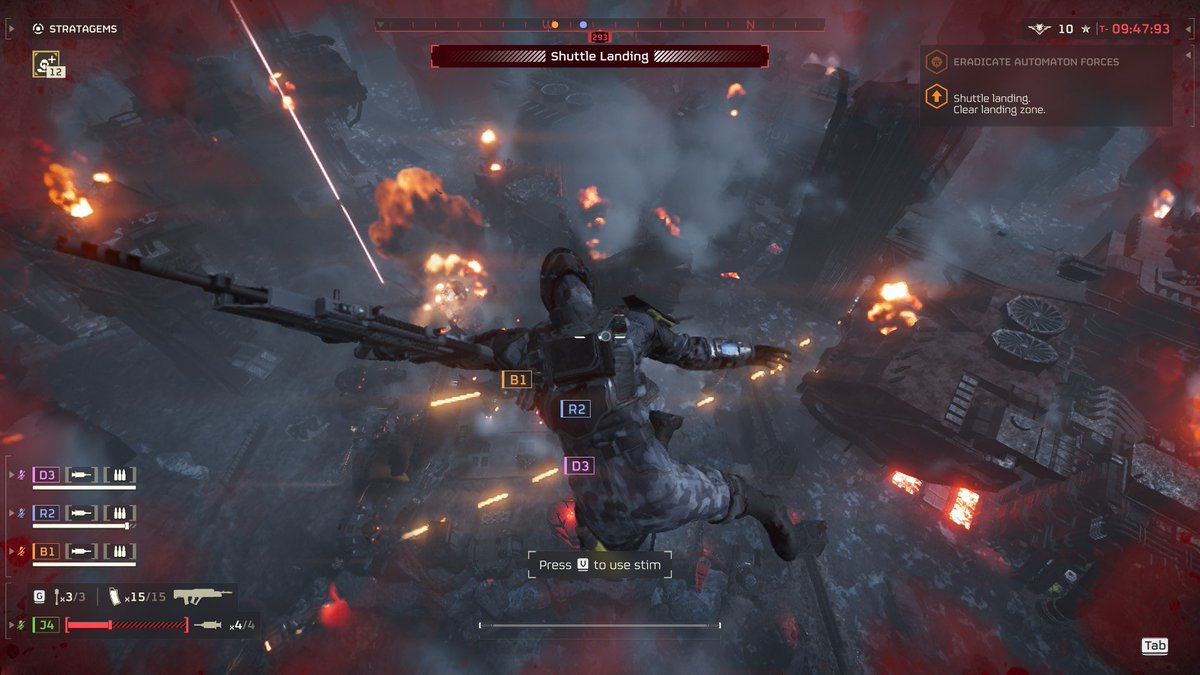 “Through out the mega factories and fabricators, I alone am the helldiving one”