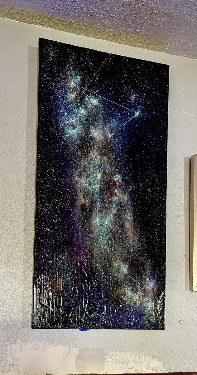 KellieThomasWal's tweet photo. “Unknown” 12x24 #art #painting #artwork #artist #space #outerspace #astronomy #stars #constellations #kelliethomaswalker #spaceart #starart #artgallery #longbeach #losangeles https://t.co/KKTvIeWqla