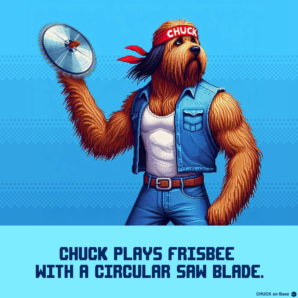 CHUCK_on_Base's tweet photo. $CHUCK Fact # 16,222 https://t.co/xLM17R1HKx