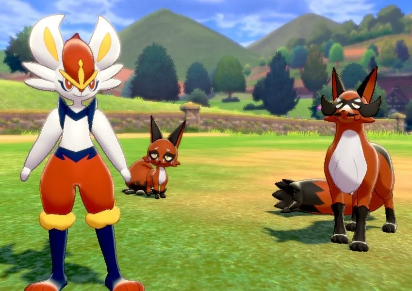 Jester_Pyro_Bun's tweet image. Cinderace, Nickit, &amp;amp; Thievul :3

#Pokemon #PokemonSwordShield #Cinderace #Nickit #Thievul