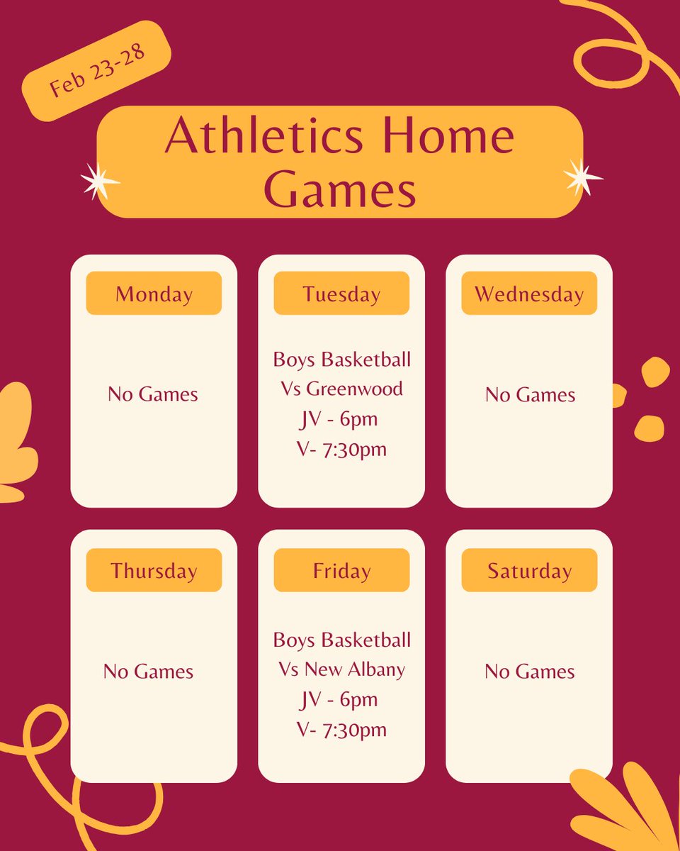 Two chances this week to support the boy's basketball team with the added bonus of senior night for cheer and dance at the Friday game!