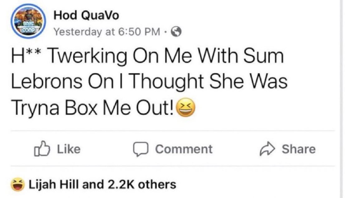 nahhh never deleting fb 💀