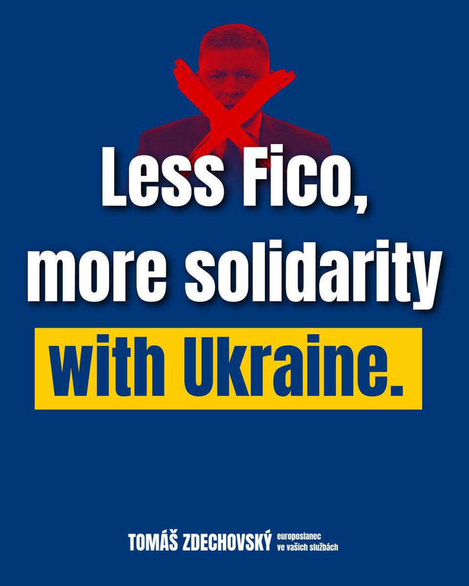 Less Fico, more solidarity with Ukraine 🇺🇦