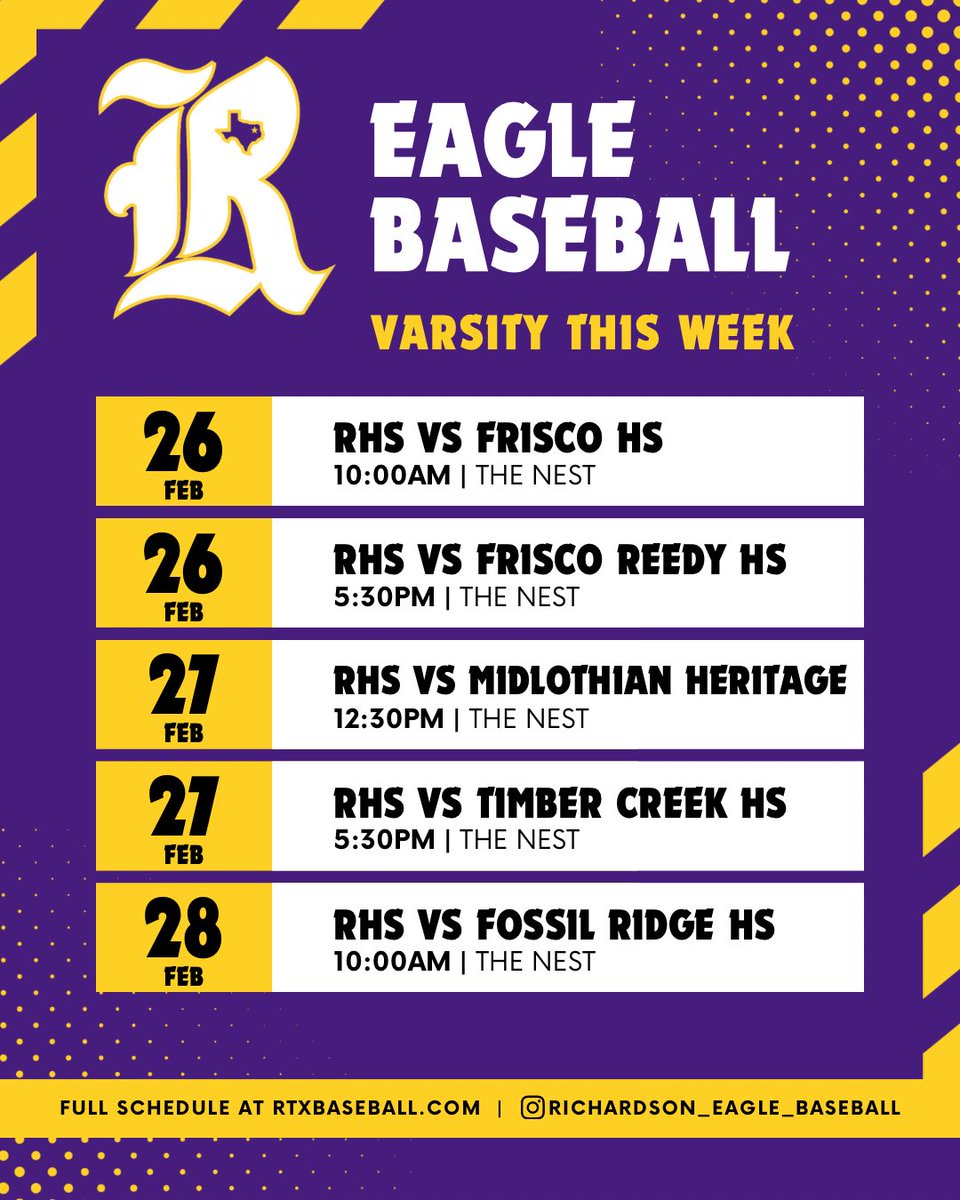 Richardson HS Baseball tweet media