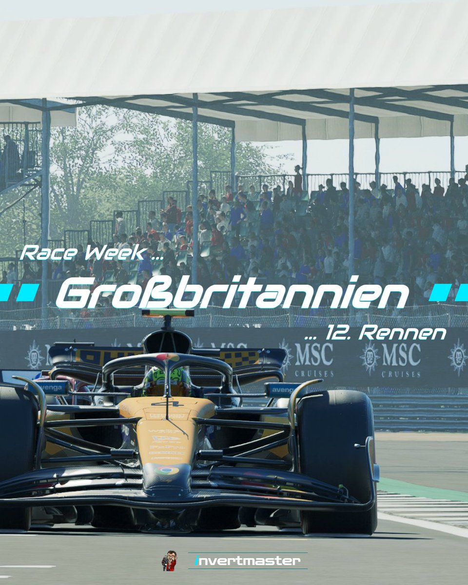 Silverstone wartet. Am 1. März dreht sich in der GloriaWM wieder alles um Tempo, Kurventechnik und den perfekten Stint – und vielleicht bist du dabei. Bis Donnerstagabend kannst du dich noch bei <a href="/invertmaster/">invertmaster</a> bewerben.

#GloriaWM #BritishGP 🇬🇧 #F1 #F125